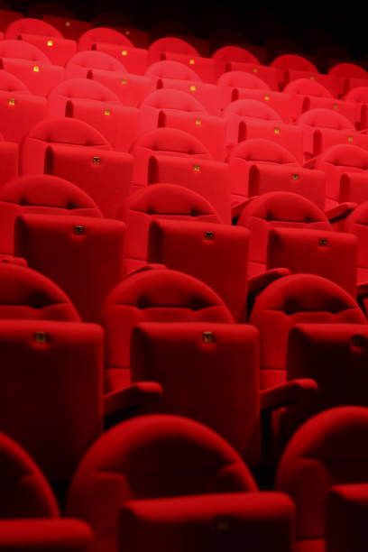 istock Red chair in a cinema 1220594855