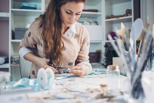 istock Female artisan entrepreneur 1220595217