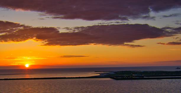 Heligoland - island dune - sunrise