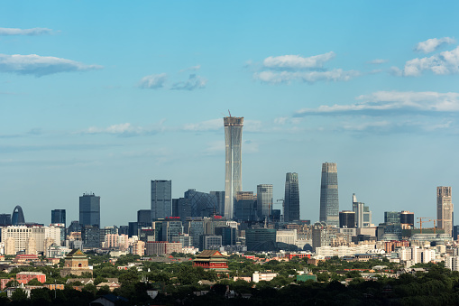 Scenery of high-rise buildings in Nanning, Guangxi, China