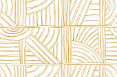 istock Abstract geometric seamless pattern. Hand drawn lines ornament. 1220598988