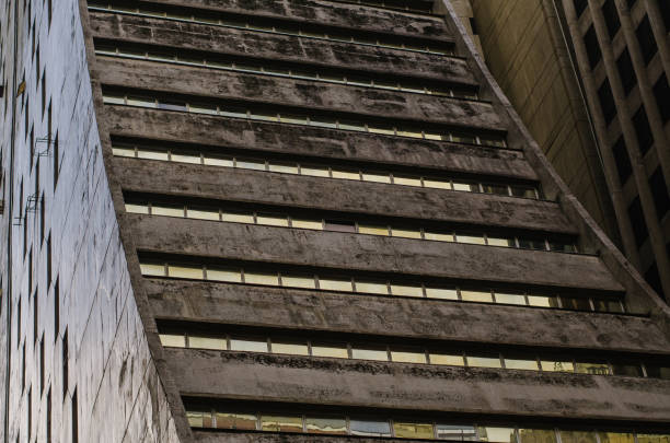 Silhouette of building in São Paulo
