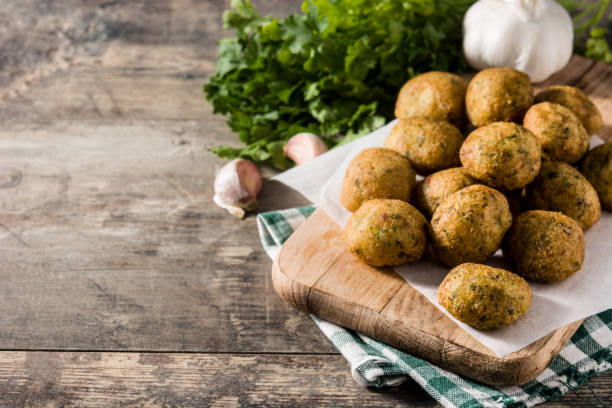 istock Traditional cod fritters with garlic and parsley 1220605807