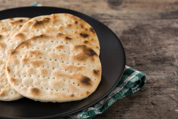 istock Handmade matzah for Jewish Passover 1220605953