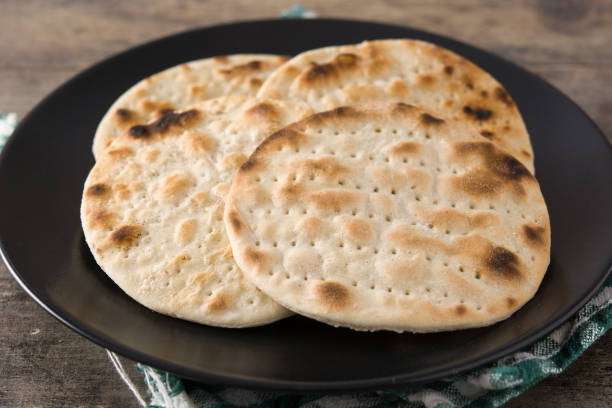istock Handmade matzah for Jewish Passover 1220606828