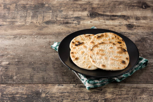 istock Handmade matzah for Jewish Passover 1220607243