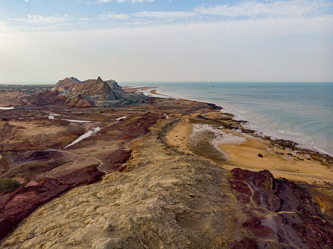 The beautiful island of Hormuz in Iran has a lot to offer with its rocky landscapes with amazing martial colors