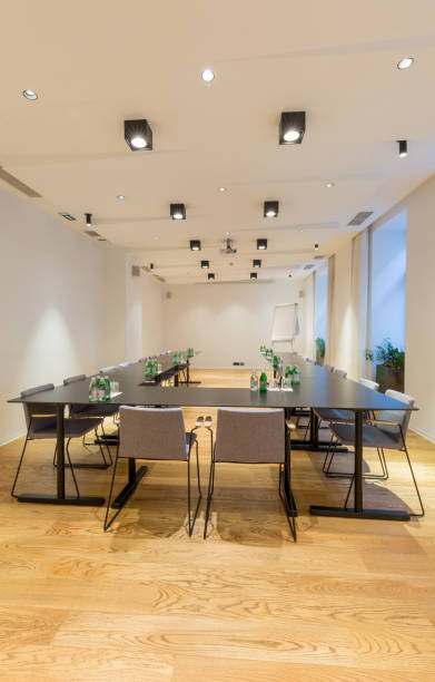 istock Interior of a conference room in a hotel 1220623679