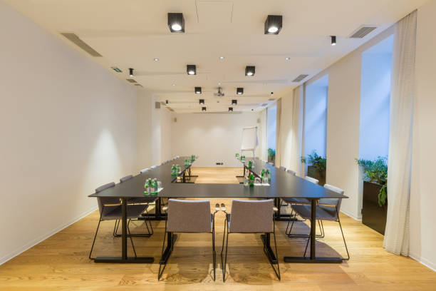 istock Interior of a conference room in a hotel 1220623736