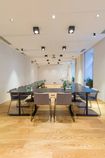 istock Interior of a conference room in a hotel 1220624557