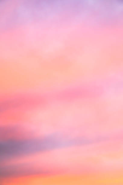 Photo of Colorful cotton candy clouds background