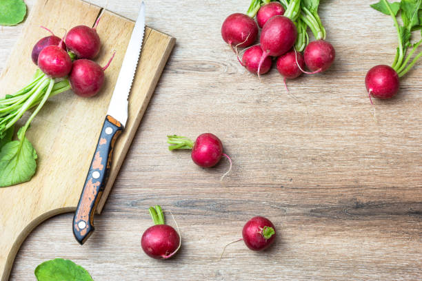istock Fresh vegetables on wooden table 1220629483