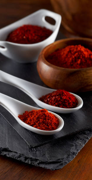 istock Ground Red Pepper and Flaked Chili Pepper 1220629831