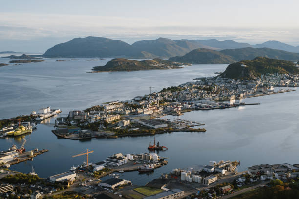 istock Alesund city view 1220630820