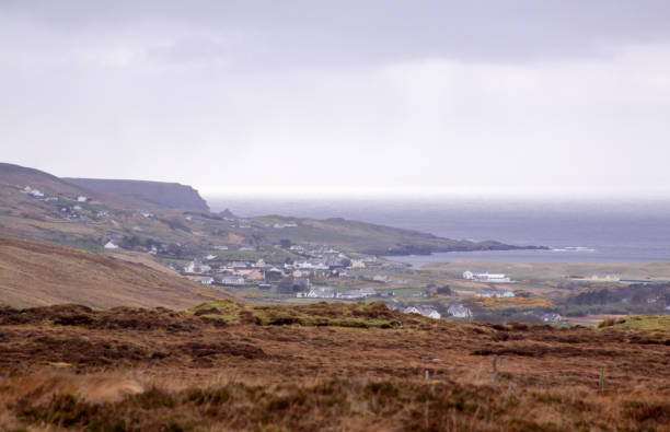 istock Fishing village on Irish east coast 1220632512