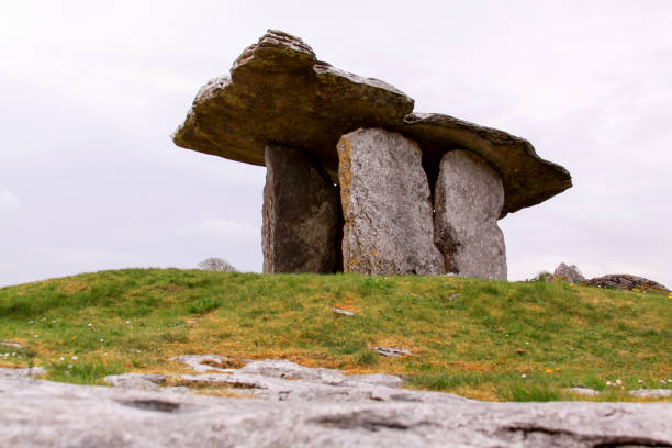 Poulnabrone dolmen in Clare county, Ireland stock photo