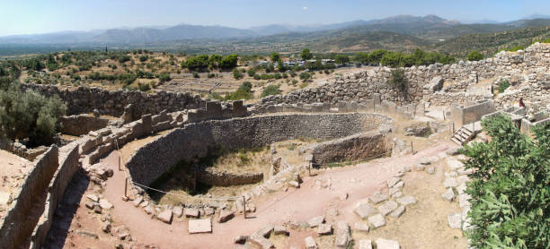 istock The Grave Circle A in Mycenae, Greece, Europe 1220632776