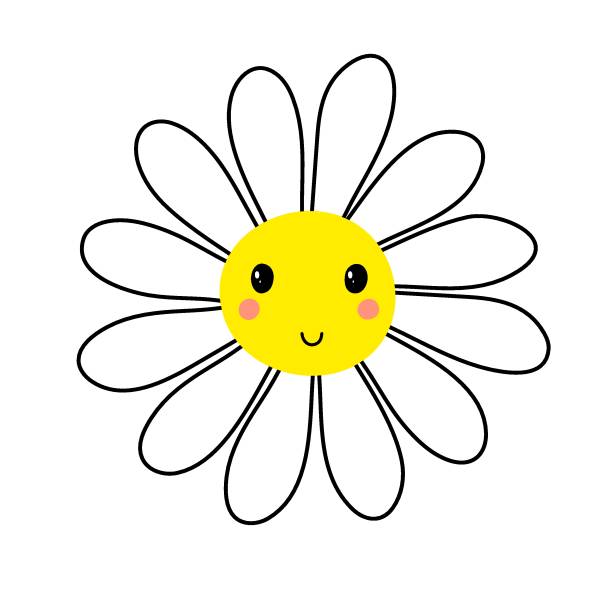 3,724 Cartoon Of Flower Smiley Face Illustrations & Clip Art - iStock
