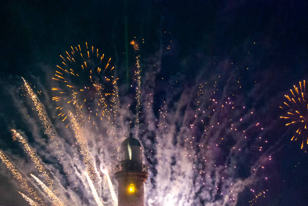 istock New Years Eve fireworks at Warnemunde in Germany 1220637212