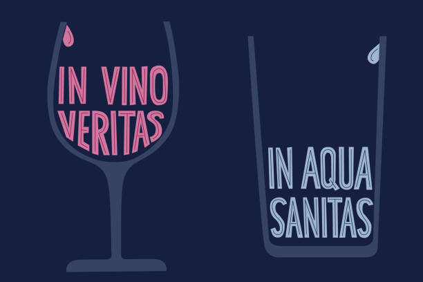 istock The Latin phrase ‘In vino veritas, in aqua sanitas” 1220643017