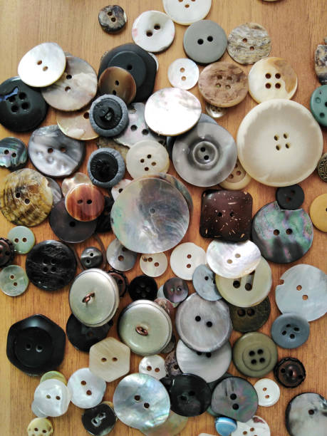 istock Variety of clothing buttons 1220644690