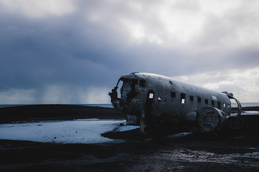 Abandoned plane wreck on Sólheimasandur, Iceland