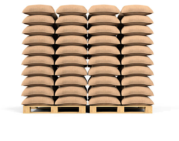 istock Sacs of coffee, corn and soybean 1220647624