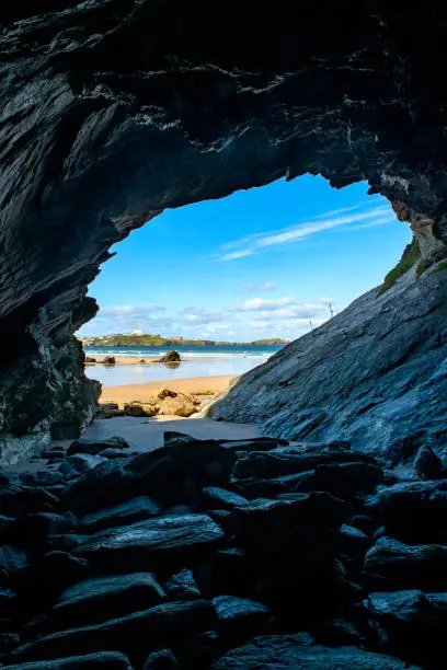 Photo of Lusty Glaze Beach Newquay Cornwall