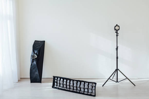 istock Equipment flash photo studio accessories professional photographer 1220651093