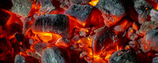 istock hot red coals among black ash, wallpapers for mobile devices, abstract 1220651933