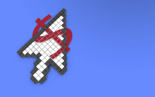 istock Dollar Symbol in an Pixelated Up Arrow Made From Blocks 1220652215