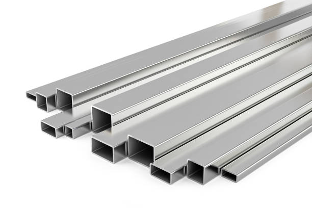istock Steel profiles, isolated on white background. Clipping path included 1220652458