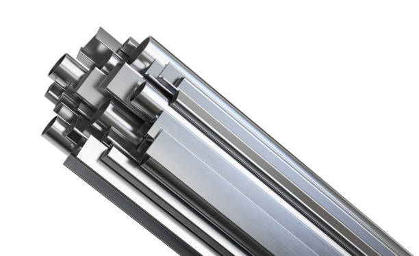 istock Rolled metal product of different types. Isolated, clipping path included. 1220652503