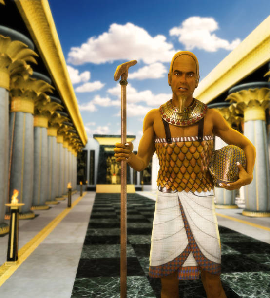 istock Egyptian Pharaoh Ramses II in Throne Hall 1220658842