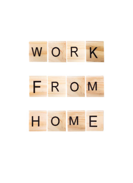 Free Stock Photo of Work From Home message with wooden letter tiles ...