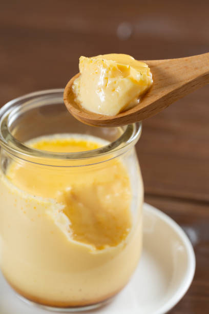 istock Home mead pudding on a wood background 1220661745