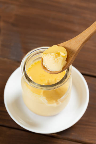 istock Home mead pudding on a wood background 1220661747