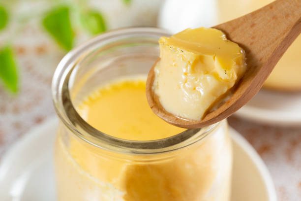istock Home mead pudding on a wood background 1220661759