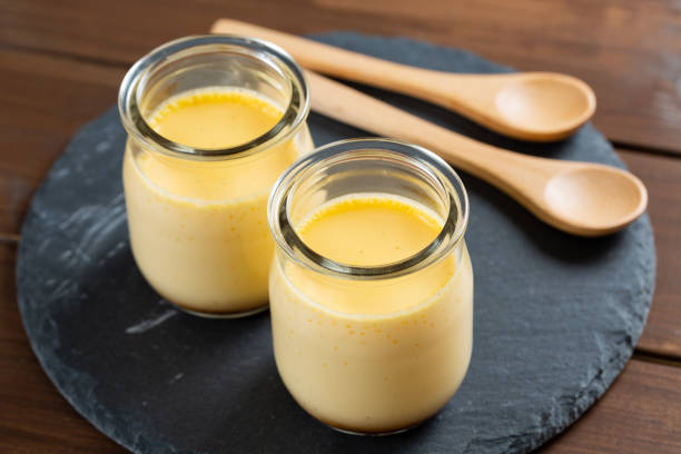 istock Home mead pudding on a wood background 1220661772