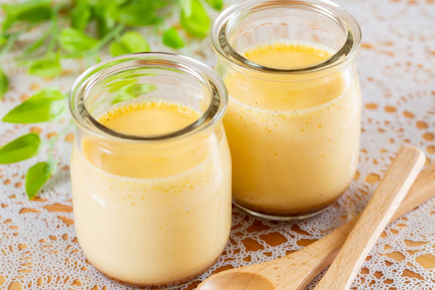 istock Home mead pudding on a wood background 1220661783