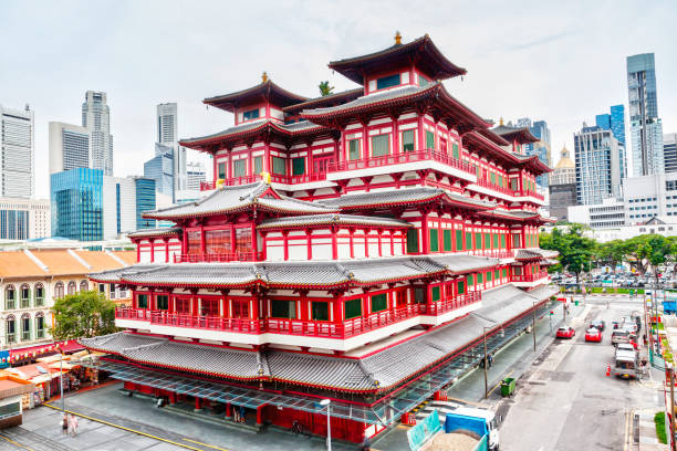 istock Chinese Temple in Singapore Chinatown 1220665184