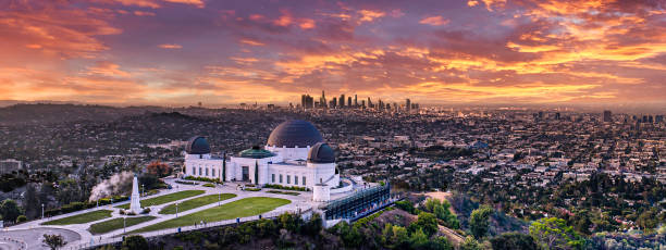 istock Los Angeles skyline from Griffith park 1220668797