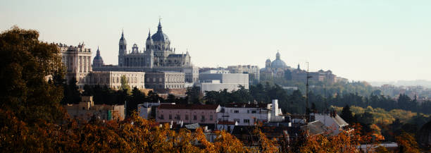 istock Panorama over the place of Madrid 1220669049