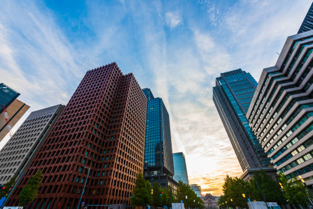 istock The sky at daybreak in Tokyo, Japan. 1220671345