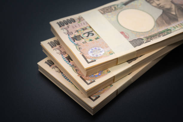 Wad of money on black