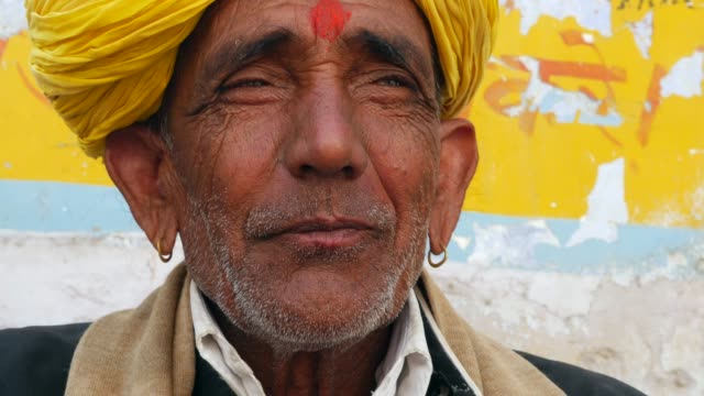 Portrait of a Indian senior man