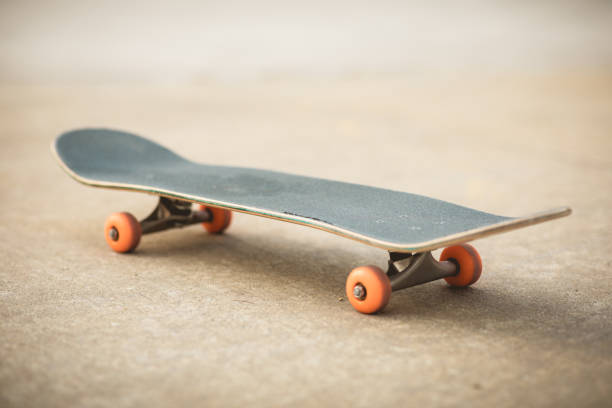 istock Skateboarder legs skateboarding at outdoors 1220691621