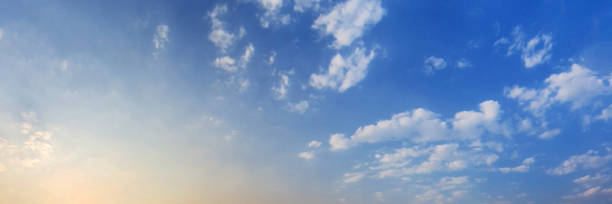 istock Panorama sky with beautiful cloud on a sunny day. 1220693537