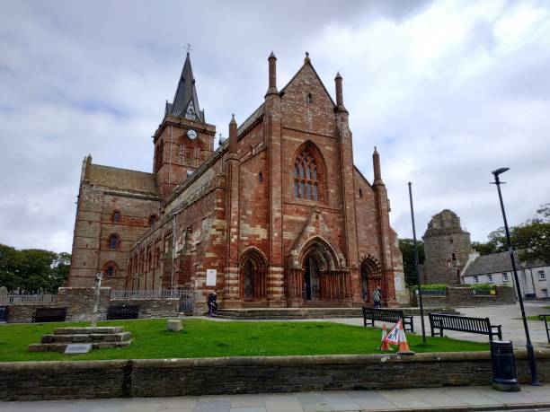 istock View on old St Magnus Cathedral in Kirkwall, Scotland 1220695281