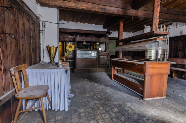 istock Anteroom and bar in guest house 1220695366